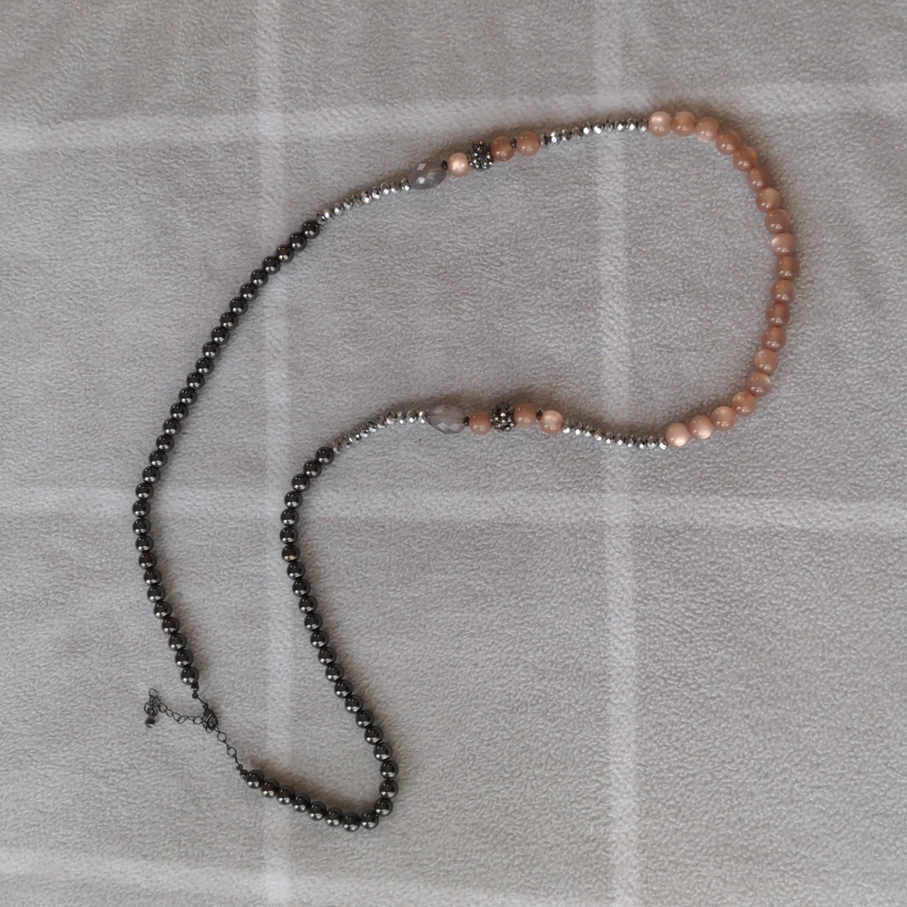 Long beaded necklace